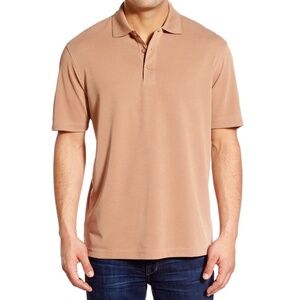 *NWT* Bugatchi Men's Short Sleeve Polynosic Polo in Robusto Size Medium